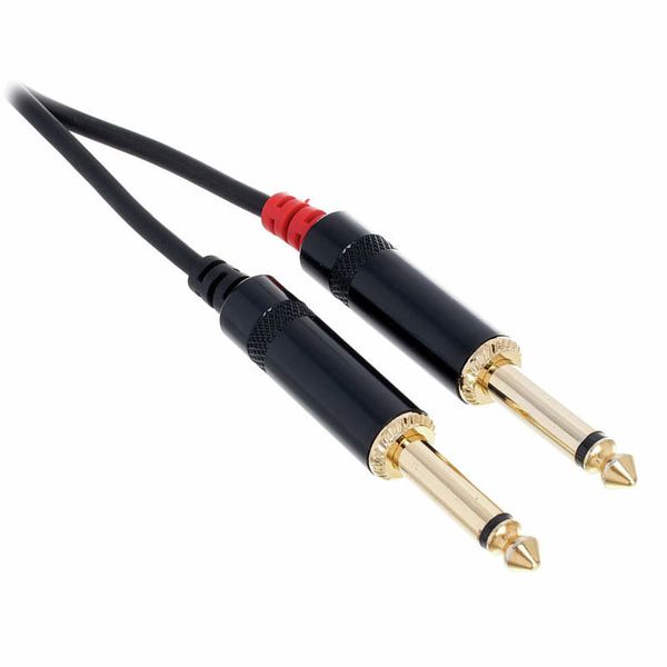 Swift Eventverleih Zwillingskabel 3m 2x 6,3mm Klinke / 2x 6,3mm Klinke